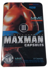 Maxman III Slim (stimulent sexual, potenta, erectie prelungita) - efect asemanator VIAGRA, CIALIS foto