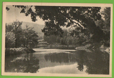 RPR Sovata lacul Ursu ilustrata circulata 1957 foto