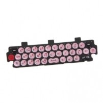 Tastatura Qwerty LG KS360 roz Originala foto