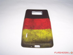 Husa silicon (model Germany) pentru telefon LG Optimus L7 P700 foto