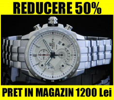 REDUCERE 50% CEAS CASIO Edifice EFR-513D-7AVEF Tachymeter Retrograd BARBAT NOU IN CUTIE NEOBRYTE SUBACVATIC LIVRARE GRATUITA ARGINTIU ORIGINAL PE STOC foto