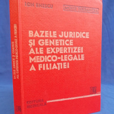 ION ENESCU - BAZELE JURIDICE SI GENETICE ALE EXPERTIZEI MEDICO-LEGALE - 1990