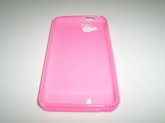 Husa silicon Premium roz deschis pentru telefon Allview P6 foto