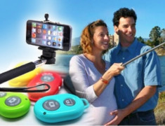 selfie, monopod selfie retractabil pentru selfie pentru telefon(bluetooth) si aparat foto foto