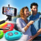 selfie, monopod selfie retractabil pentru selfie pentru telefon(bluetooth) si aparat foto