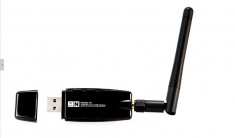 Adaptor Wireless USB 300Mbps Wireless USB WiFi Adapter cu antena detasabila 5Dbi Realtek 8191 + UN CADOU SURPRIZA ! foto