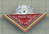 917 INSIGNA -FRUNTAS IN MUNCA PATRIOTICA -pionieri -anii&#039;80,cand mai aveau putin si le faceau din hartie,de atata economie disperata-starea ce se vede