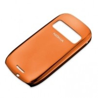 Husa plastic Nokia C7 CC-3019 portocalie Blister Originala foto