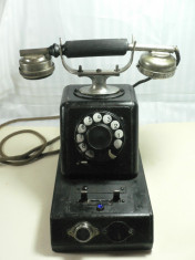 TELEFON VECHI SI MASIV- BELL TELEPHONE - PIESA RARA DE COLECTIE foto