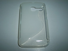Husa silicon S-line transparenta pentru telefon Orange Dabi (Alcatel OT-3040) foto