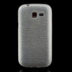 Husa silicon argintiu satinat (EPC) pentru telefon Samsung Galaxy Trend Lite S7390 / Galaxy Trend Lite Duos S7392 foto