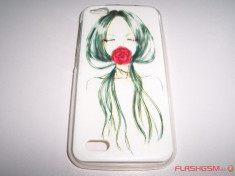 Husa silicon (model Lady Rose) pentru telefon Allview V1 Viper foto