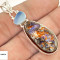 PANDANTIV SUPERB CU BOULDER OPAL -ARGINT 925-UNICAT