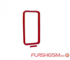 Husa Fitcase Bumper DCT-03 rosie pentru telefon Apple iPhone 4 foto