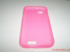 Husa silicon Premium roz pentru telefon Allview P5 Qmax foto