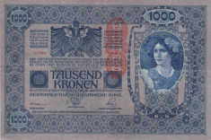 AUSTRIA/UNGARIA 1.000 kronen 1902 VF+!!! foto