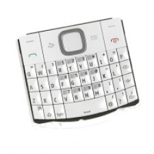 Tastatura Nokia X2-01 Qwerty alba Originala foto