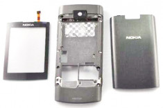 Carcasa Nokia X3-02 3 Piese Swap Gri foto