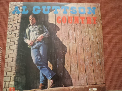 al guttson country 1980 disc vinyl lp muzica country music discos records VG+ foto