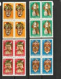 Cumpara ieftin ROMANIA 1969 MASTI FOLCLORICE BLOC DE 4 MNH
