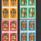 ROMANIA 1969 MASTI FOLCLORICE BLOC DE 4 MNH