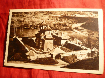Ilustrata Manastirea Cornet- Arges Rotogravura Scrisul Romanesc ,interbelica foto