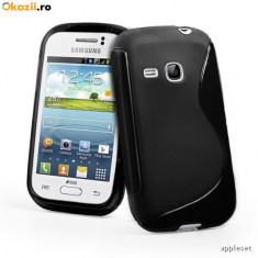 Husa Samsung Galaxy YOUNG S6310 TPU S-LINE Black foto