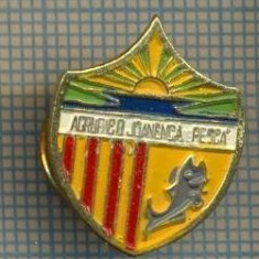 985 INSIGNA - AGRUPACO JOANENCA PESCA - pescar cu permis de pescuit din Sant Joan de Vilatorrada, regiunea Barcelona, Spania -starea ce se vede.