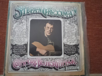Stefan Grossman Country Blues Guitar disc lp vinyl muzica blues folk PGP VG+ foto