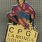 1013 INSIGNA DE SKI -CPG LA MONGIE GOURETTE -FRANTA -starea ce se vede.