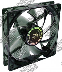 Ventilator, cooler PC - 120x120x25mm, cu 4 leduri albastre 08330 foto