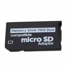 Adaptor Convertor Micro SD TF la MS Pro Duo pentru PSP pentru camere foto si video foto