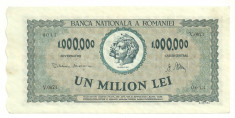 ROMANIA 1000000 1.000.000 LEI 1947 XF++ - aUNC [1] P-60a foto