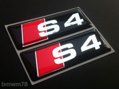 Emblema Logo AUDI S4 - expediere gratuita Posta - sell by Phonica foto