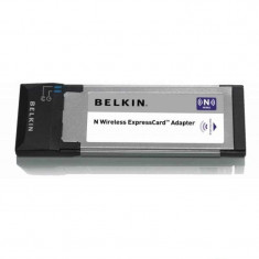 Placa retea Wireless N Belkin F5D8073UK ExpressCard N Wireless Network Adapter foto