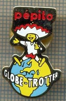 1030 INSIGNA - PEPITO -GLOBE-TROTTER -starea ce se vede. foto