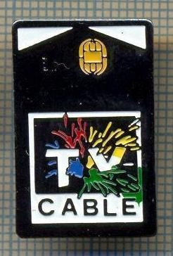 1024 INSIGNA TELEVIZIUNE - CABLE TV -starea ce se vede. foto