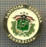 1012 INSIGNA -LATVIJAS FUTBOLA FEDERACIJA -FEDERATIA LETONA DE FOTBAL -starea ce se vede.