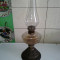 lampa de birou din antimoniu si alama la 1900,de colectie .completa .reducere