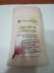 GEL DUS YVES ROCHER FLEUR DE MAGNOLIE -NOU -PRODUS ORIGINAL-SUPER PRET!!! foto