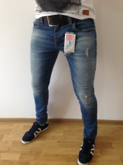 BLUGI / JEANS SLIM FIT BARBATI ZARA MAN MATERIAL ELASTIC EDITIE LIMITATA! ! B.92 foto