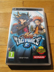 JOC PSP YU-GI-OH! 5D&amp;#039;s TAG FORCE 5 ORIGINAL / STOC REAL / by DARK WADDER foto