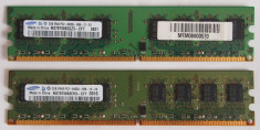 4 GB DDr2 2*2GB 800 merg si 533 sau 667 Mhz Samsung M378T5663EH3-CF7 Kit 2 foto