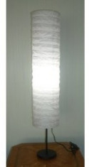 Corp de iluminat cilindric - lampa - lampadar cu lumina ambientala - 120 cm inaltime - foto