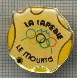1089 INSIGNA - LA LAPEBIE LE MOURTIS -FRANTA - OLIMPICA -starea ce se vede.