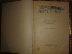 Revista de drept public - Paul Negulescu, 1926 foto