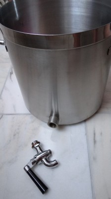 Oala Zepter cu scurgator Noua 16,5L- restaurante/bucatarii-inox 18/10,diam 28 cm foto