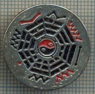 1086 INSIGNA INTERESANTA - YIN YANG -starea ce se vede. foto