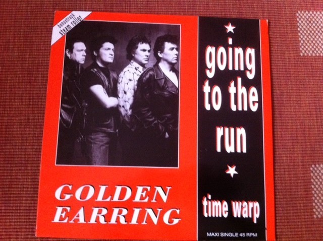 Golden Earring Going To The Run / Time Warp / Steam Roller maxi single 12" disc vinyl muzica pop rock columbia records 1991 VG+
