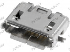 Conector micro USB AB, SMT, contacte nichelate, ECE ESB2271101-004373 foto